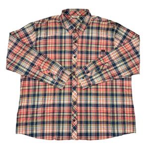Simms Fishing Shirt Mens 3XL Multicolor Plaid Button Down Outdoors Breathable